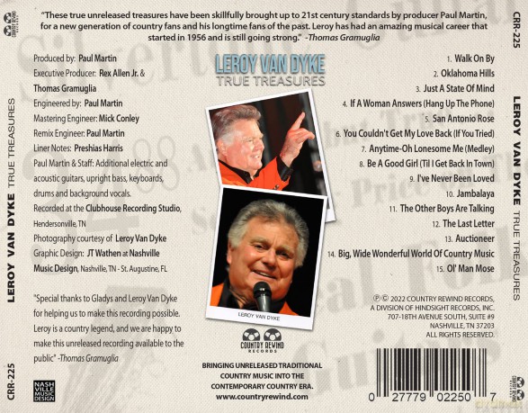 Leroy Van Dyke-True Treasures: Leroy Van Dyke-True Treasures [CD]
