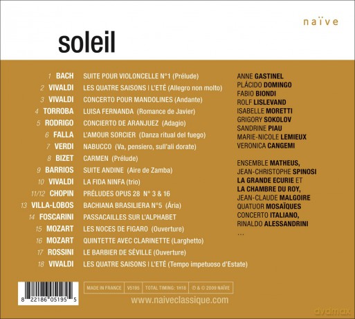 Les Classiques au Soleil [CD]