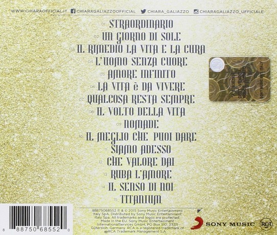 Chiara: Un Giorno Di Sole Straordinario [CD]