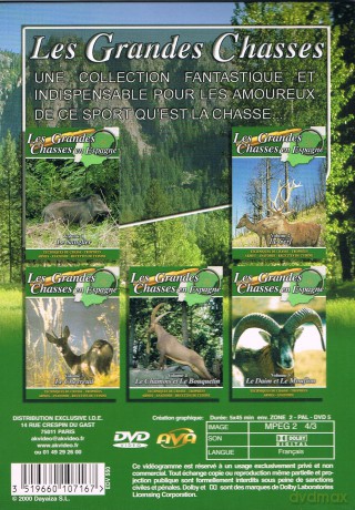 LES GRANDES CHASSES EN Espagne [5DVD]