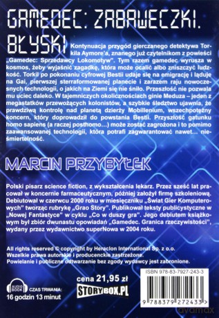 Gamedec Zabaweczki Błyski - Przybyłek Marcin [AUDIOBOOK] [CD-MP3]