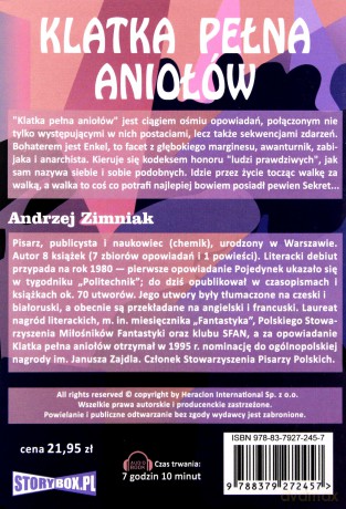 Klatka pełna aniołów - Zimniak Andrzej [AUDIOBOOK] [CD-MP3]