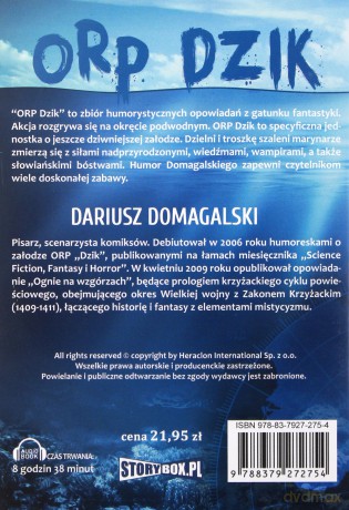 ORP Dzik - Domagalski Dariusz [AUDIOBOOK] [CD-MP3]