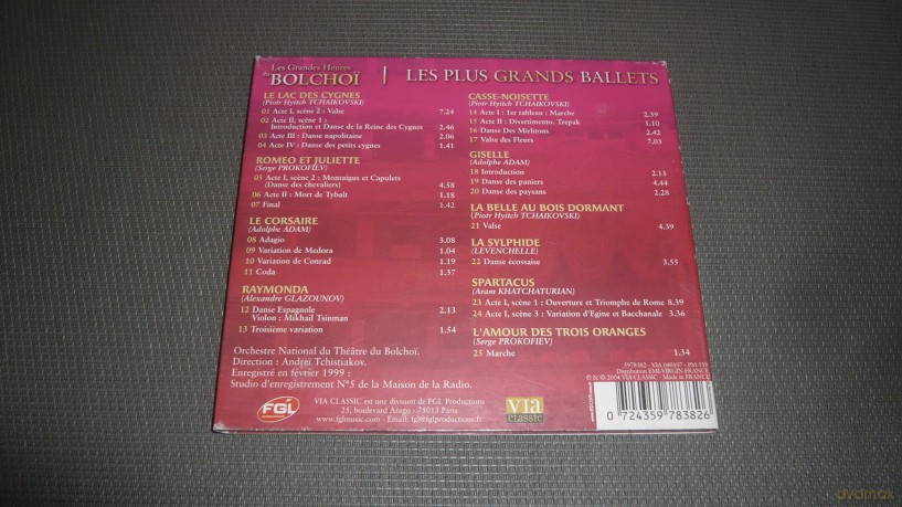 Grandes Heures Du Bolchoi: Les Plus Grands Ballets [CD]