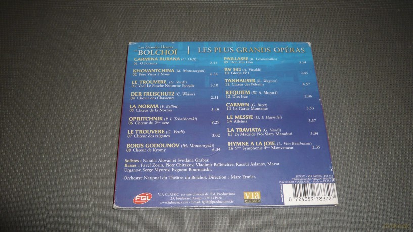 Grandes Heures Du Bolchoi: Les Plus Grands Operas [CD]