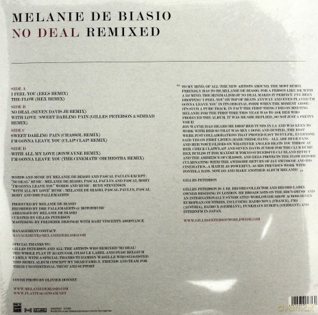 Melanie De Biasio: Gilles Peterson Presents: Melanie De Biasio - No Deal Remixed [2xWINYL]