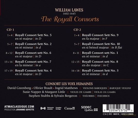 Les Voix Humaines-Lawes The Royall Consorts: Les Voix Humaines-Lawes The Royall Consorts [2CD]
