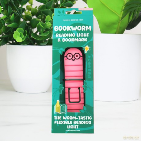 Lesezeichen mit Licht, Bźcherwurm