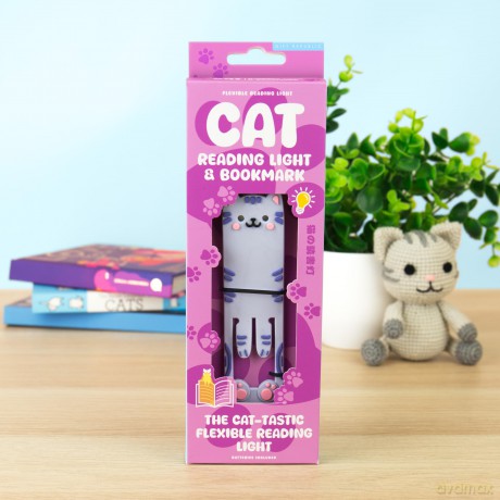 Lesezeichen mit Licht, Katze