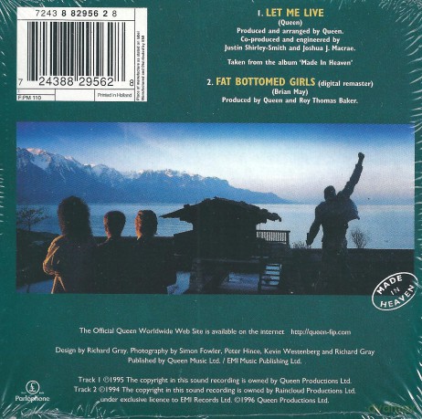 Queen (2 Titres): Let Me Live [CD]