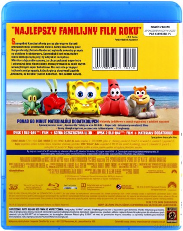 SpongeBob: Na suchym lądzie [Blu-Ray 3D]+[Blu-Ray] 