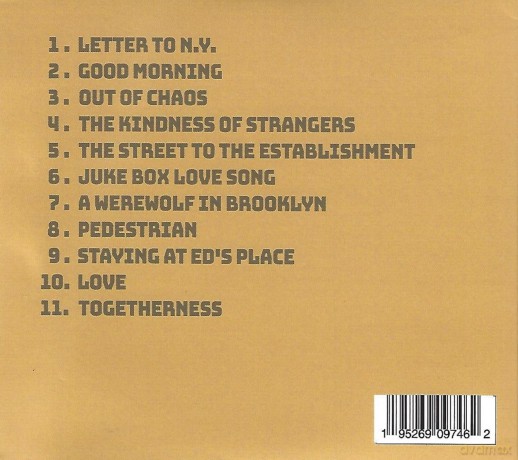 Senri Oe: Letter To N.Y. [CD]