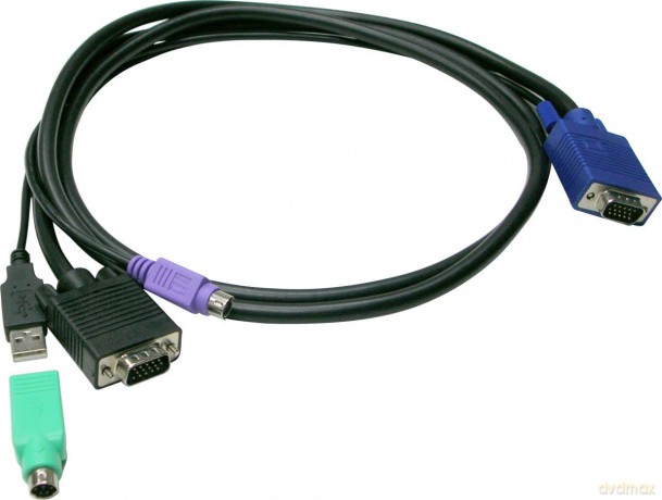 LevelOne KVM Kabel ACC-3202 USB+PS/2 3,0