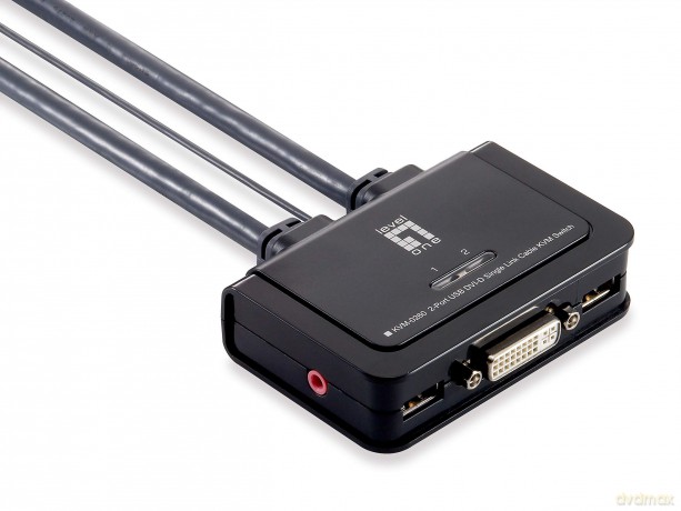 LevelOne KVM Switch 2x DVI/USB KVM-0260