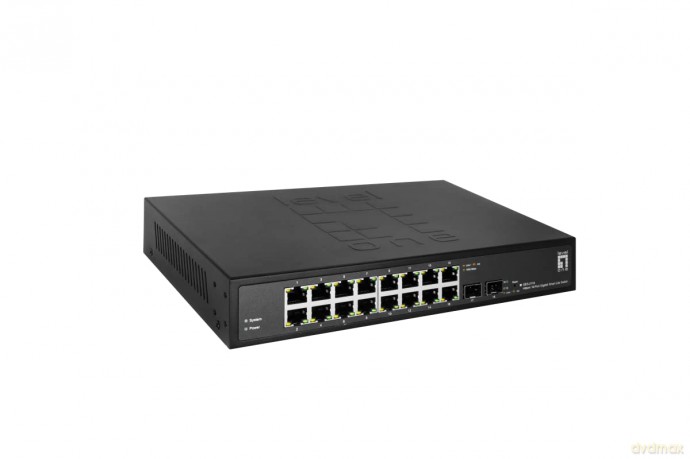LevelOne Switch 16x GE GES-2118 2xG