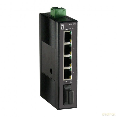 LevelOne Switch 4x FE IES-0510 1xSC