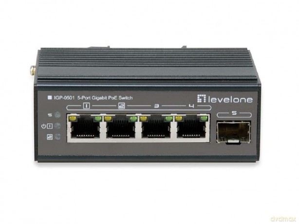 LevelOne Switch 4x GE IGU-0501 1xG