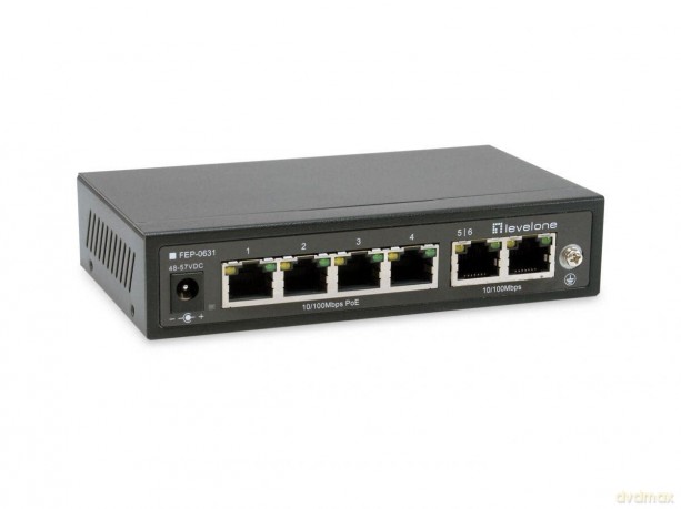 LevelOne Switch 6x FE FEP-0631