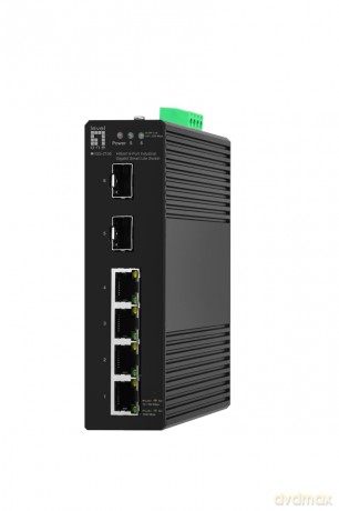 LevelOne Switch 6x GE IGS-2106 2xSFP, 4x