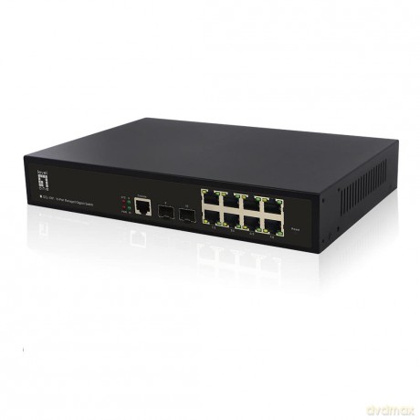 LevelOne Switch 8x GE GEL-1061 2xG