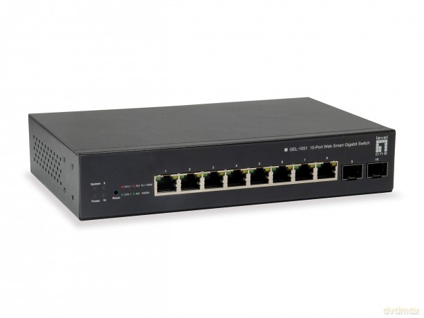 LevelOne Switch 8x GE GEP-1051 2xG