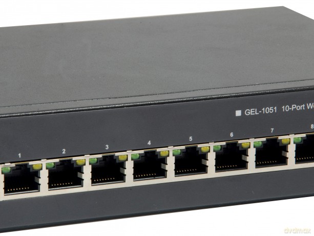 LevelOne Switch 8x GE GEP-1051 2xG