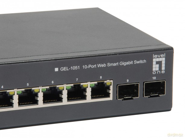 LevelOne Switch 8x GE GEP-1051 2xG