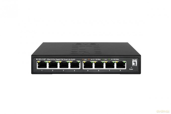 LevelOne Switch 8x GE GES-2108P Hilbert