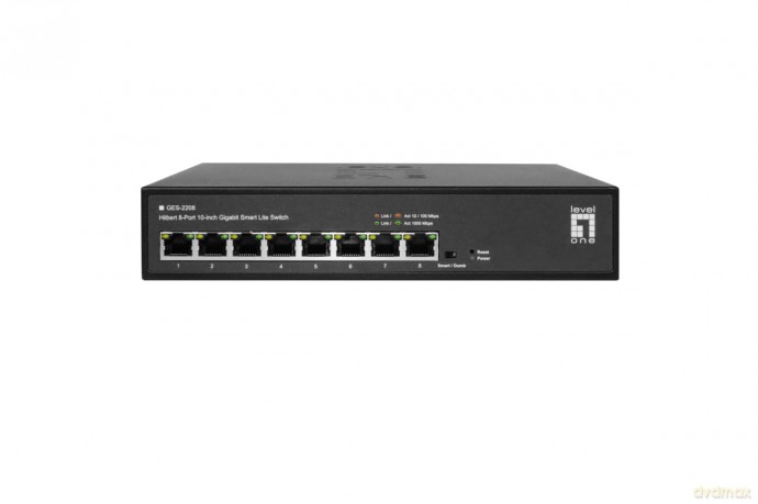 LevelOne Switch 8x GE GES-2208 Hilbert