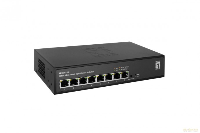 LevelOne Switch 8x GE GES-2208 Hilbert
