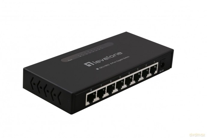LevelOne Switch 8x GE GEU-0822