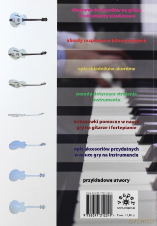 Chwyty Gitarowe I Klawiszowe - Jacek Wenclewski, Maciej Miętus [KSIĄŻKA]