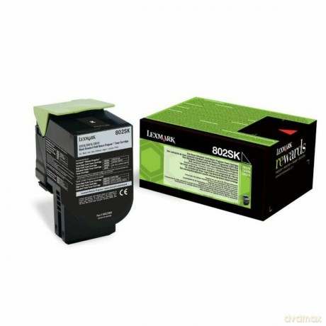 LEXMARK Toner 80c2sk0-802s Bk