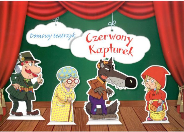 Czerwony Kapturek Domowy Teatrzyk [KSIĄŻKA]