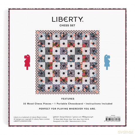 Liberty Anita Peggable Chess Set [KSIĄŻKA]