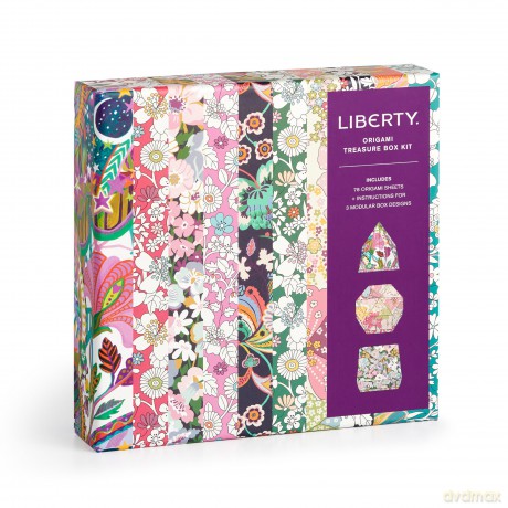Liberty Origami Treasure Box Kit [KSIĄŻKA]