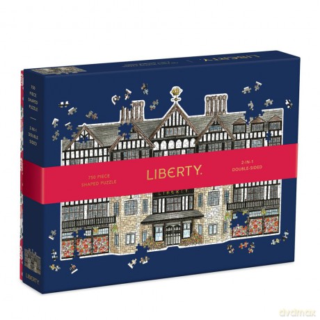 Liberty Tudor Building 750 Piece Shaped Puzzle [KSIĄŻKA]