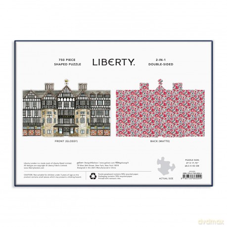Liberty Tudor Building 750 Piece Shaped Puzzle [KSIĄŻKA]