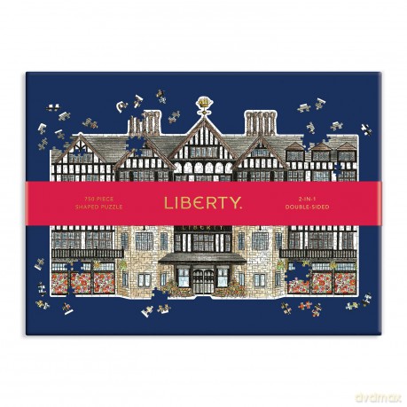 Liberty Tudor Building 750 Piece Shaped Puzzle [KSIĄŻKA]