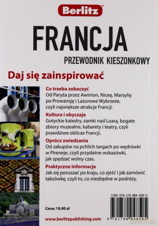 Francja Przewodnik Turystyczny - Catherine Barr [KSIĄŻKA]