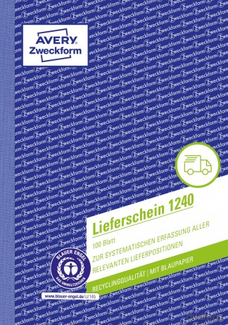 Lieferschein A5 Rc 100Bl