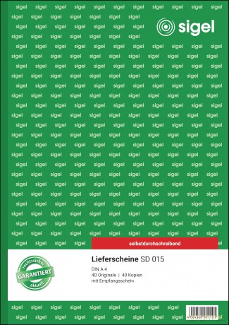 Lieferschein,A4,2x40Bl.2-Fach