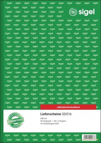 Lieferschein,A4,3x40Bl.A4,mit