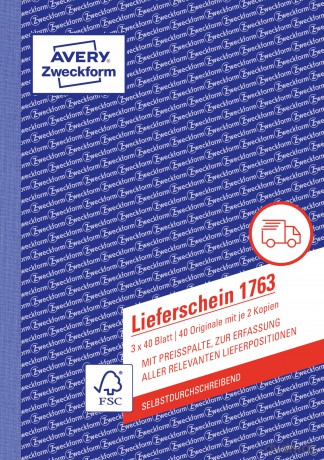 Lieferschein,A5,3x40Blatt