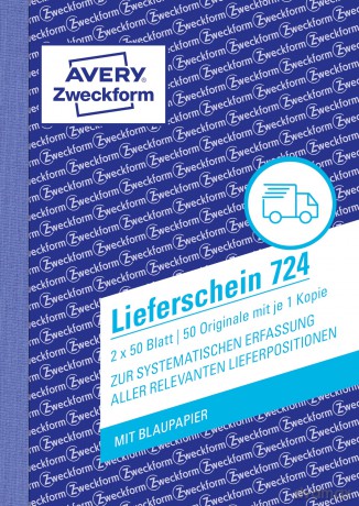 Lieferschein,A6,2x50Blatt