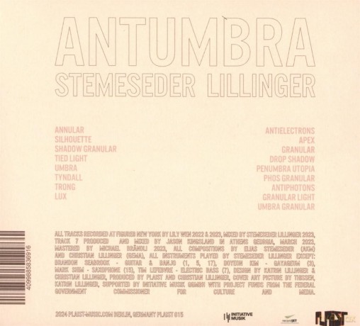 Lillinger,Stemeseder: Lillinger-ANTUMBRA [CD]