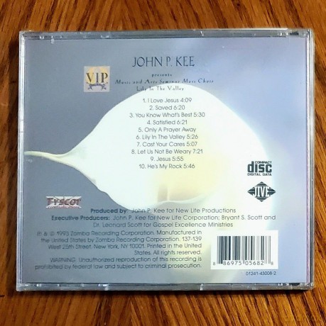 John P Kee: Lily in the valley [CD]