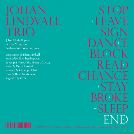 Lindvall,Johan Trio: Lindvall,Johan Trio-End [CD]