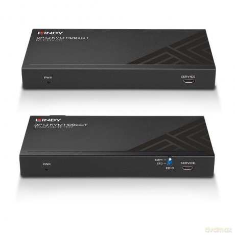 LINDY 150m Cat.6 Displayport &USB KVM HD