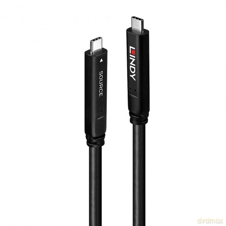 LINDY 15m USB 3.2 Gen 2 DP 1.4 Typ C Hyb